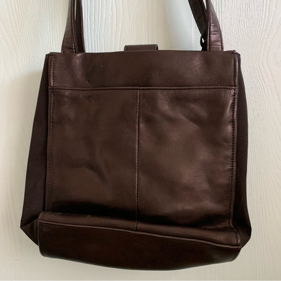 5for20 Nine West genuine leather black shoulder bag with retro Y2K phone holder - Picture 5 of 8